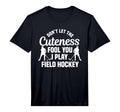 Mens Field Hockey Player Cuteness T-Shirt - Aesthetic Graphic Men Women