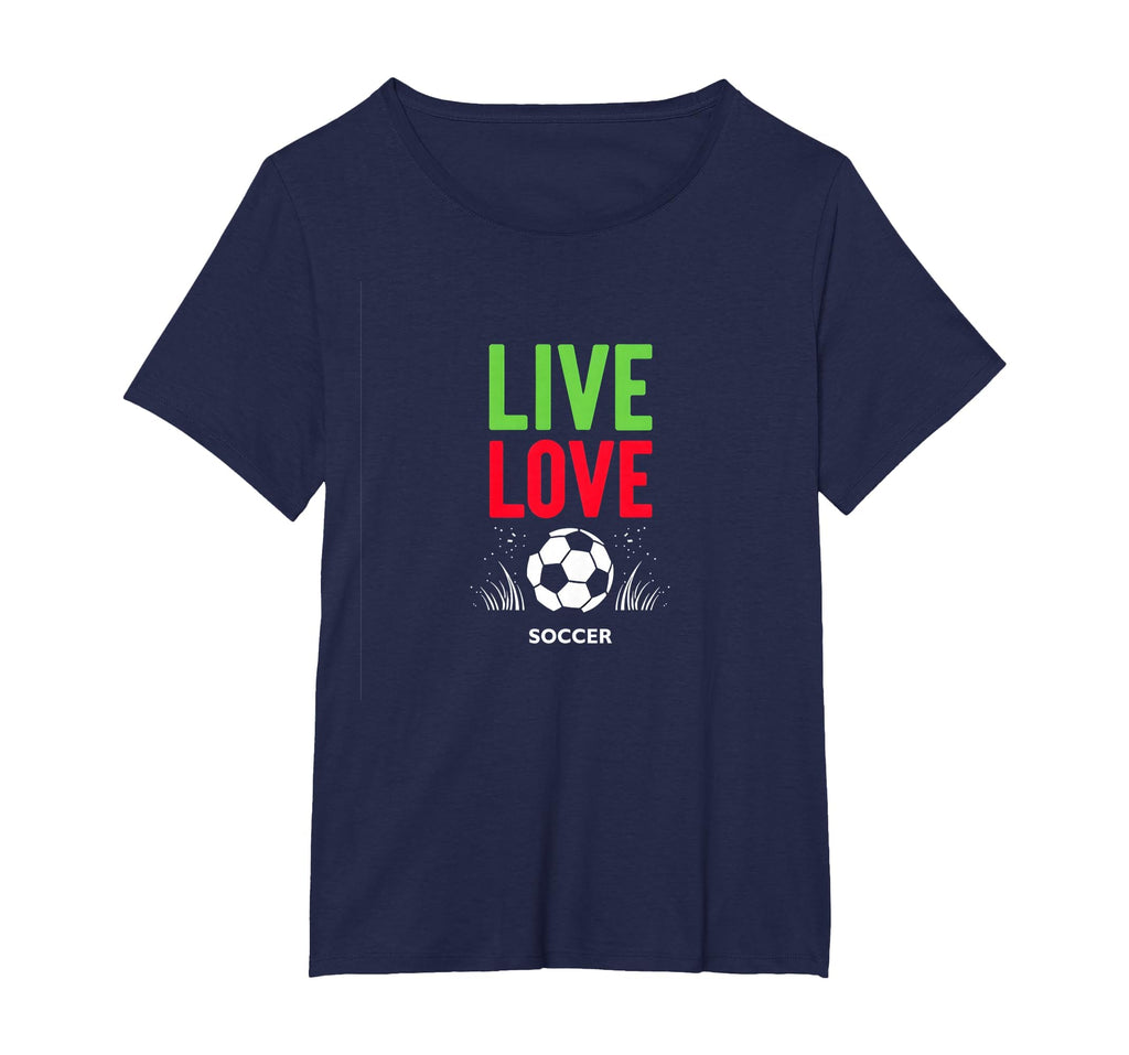 Live Love Soccer Inspiring Sports T-Shirt - Streetwear Style for Adults