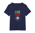 Live Love Soccer Inspiring Sports T-Shirt - Streetwear Style for Adults