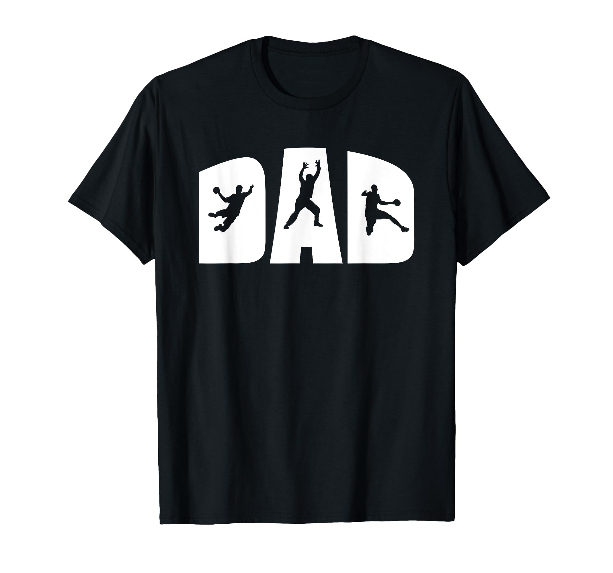 Mens Handball Dad Father Handballer T-Shirt - Graphic Print Unisex