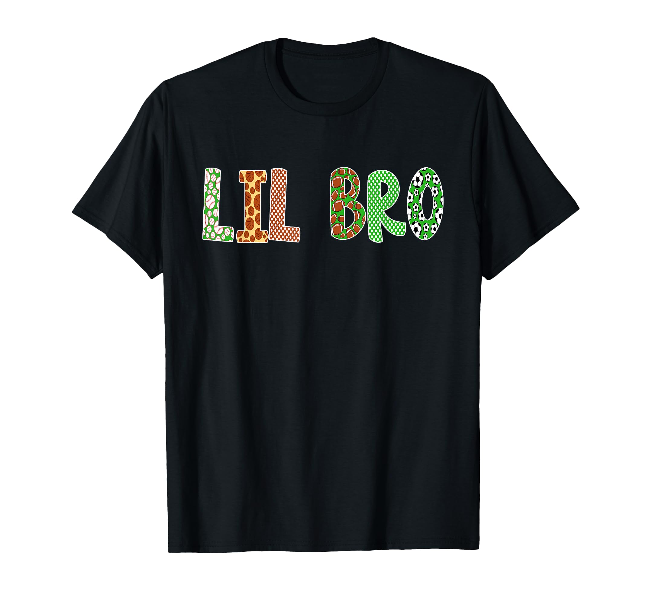 Sports Baller Brother Lil Bro T-Shirt - Casual Everyday Wear for Adults