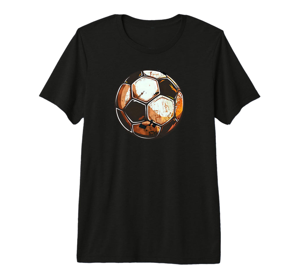 Soccer Ball Soccer Coach Tri Blend T-Shirt - Minimalist Print Unisex