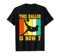 Happy 7Th Birthday 7 Year Old Soccer T-Shirt - Casual Everyday Wear Unisex