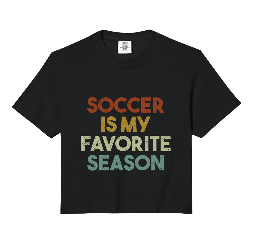 Soccer Is My Favorite Season Comfort Hoodie - Custom Art Print Men Women