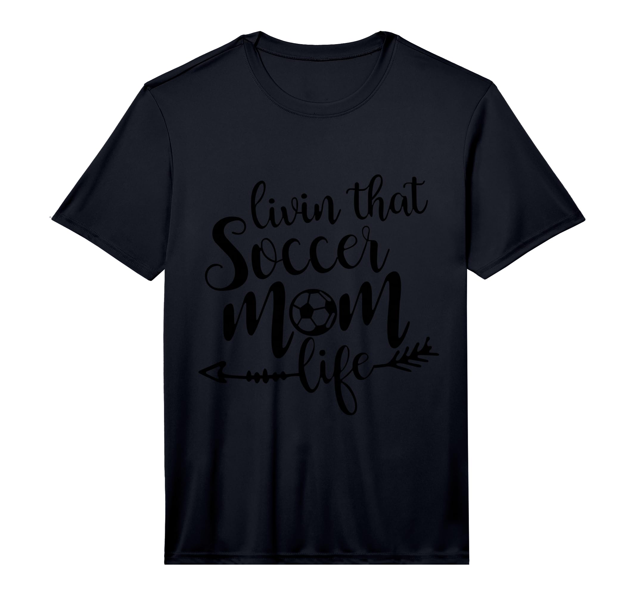 Mens Livin That Soccer Mom Life T-Shirt - Fun Novelty Design Men Women