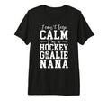 Im Hockey Goalie Nana Ice Hockey Keeper T-Shirt - Unique Graphic Men Women