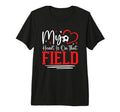 My Heart Is That Field Soccer Love Tri T-Shirt - Unique Graphic Men Women