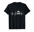 My Heart Beats Beach Soccer T Shirts T-Shirt - Aesthetic Graphic Unisex