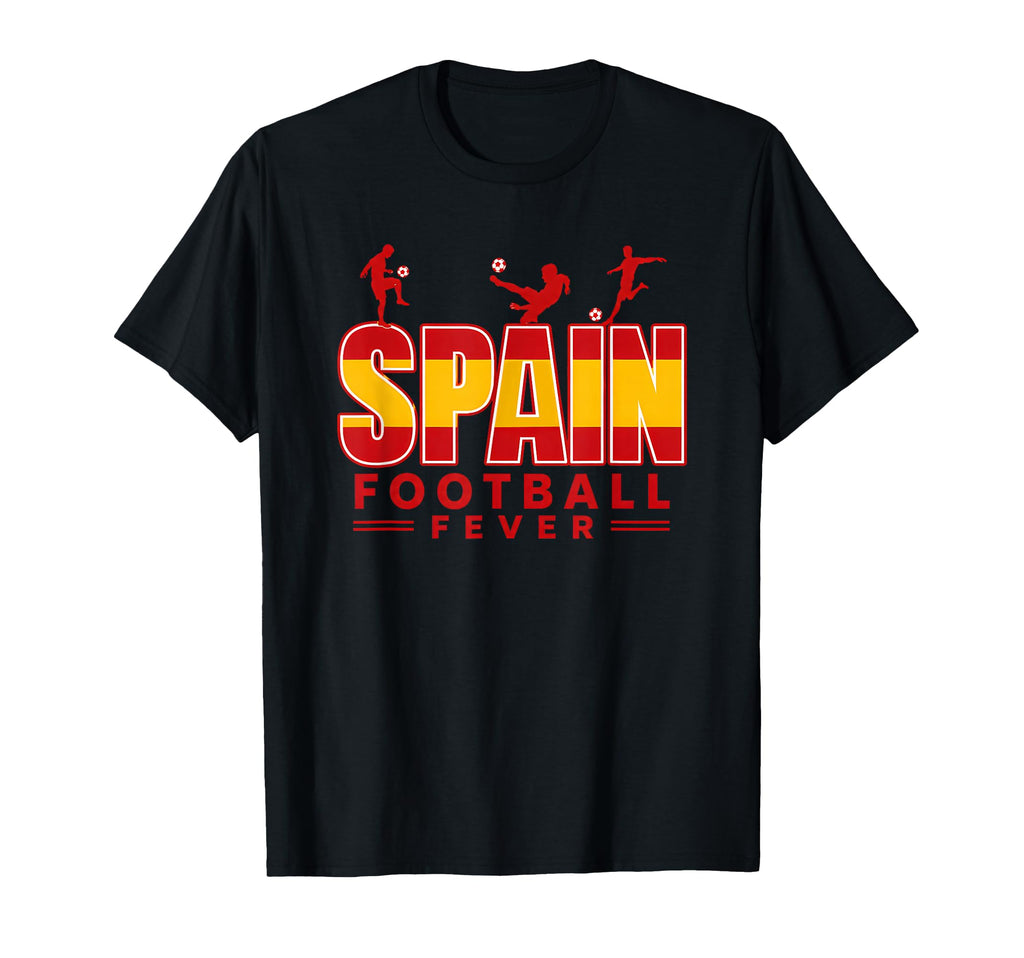 Spain Football Fever 2026 Soccer Fans T-Shirt - Custom Art Print Unisex