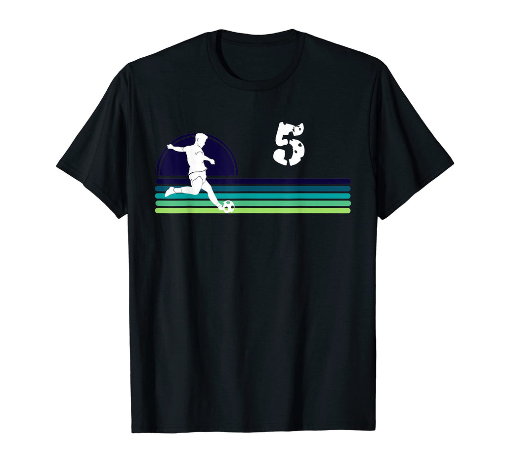Grunge Soccer Number Five T-Shirt - Streetwear Style Men Women