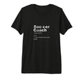 Soccer Coach Definition Sports Teacher T-Shirt - Trendy Graphic for Adults