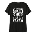 Mens Proud Hockey Goalie Papaw Ice T-Shirt - Streetwear Style Unisex