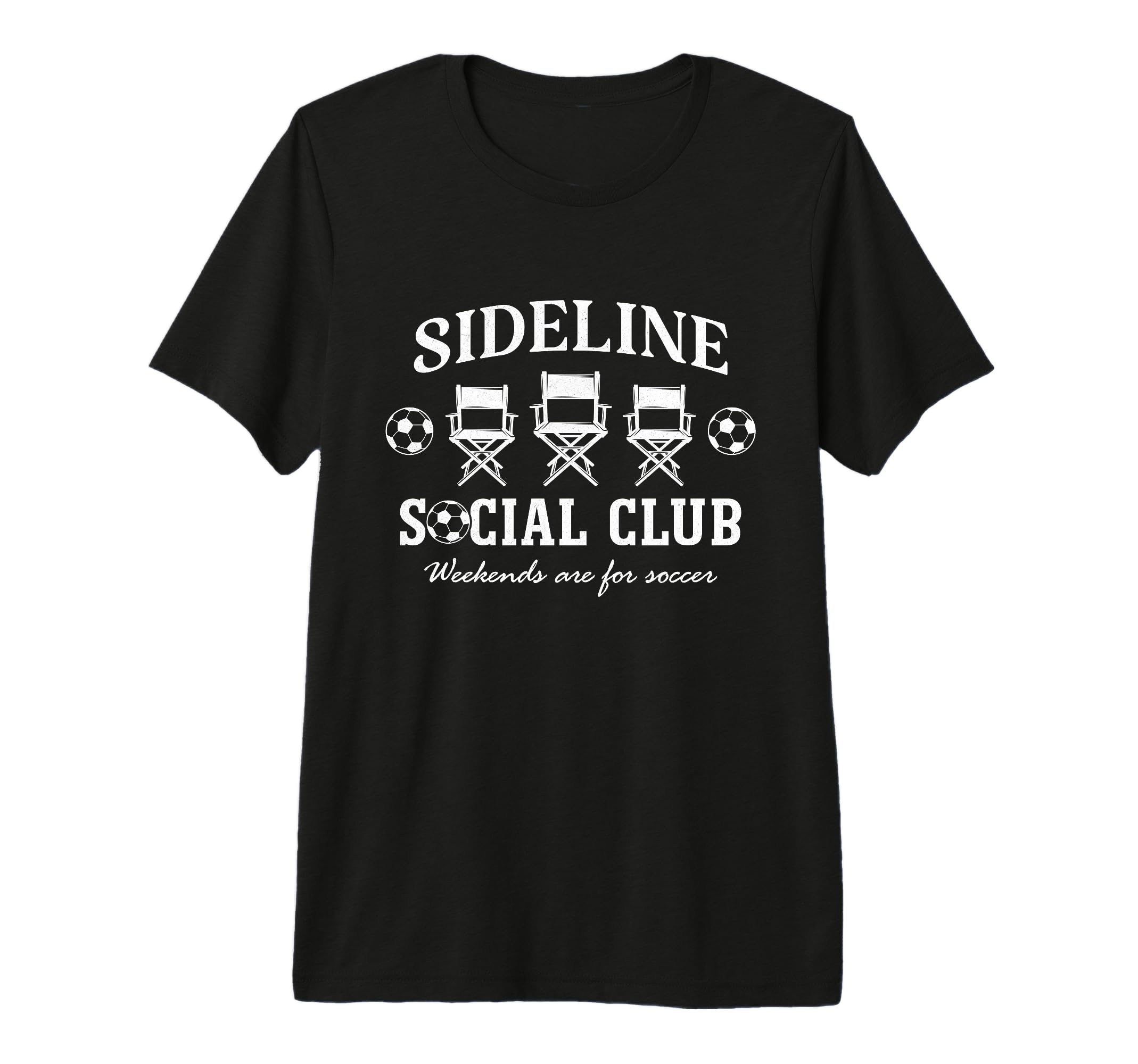 Sideline Social Club Soccer Mom Dad T-Shirt - Graphic Print Men Women