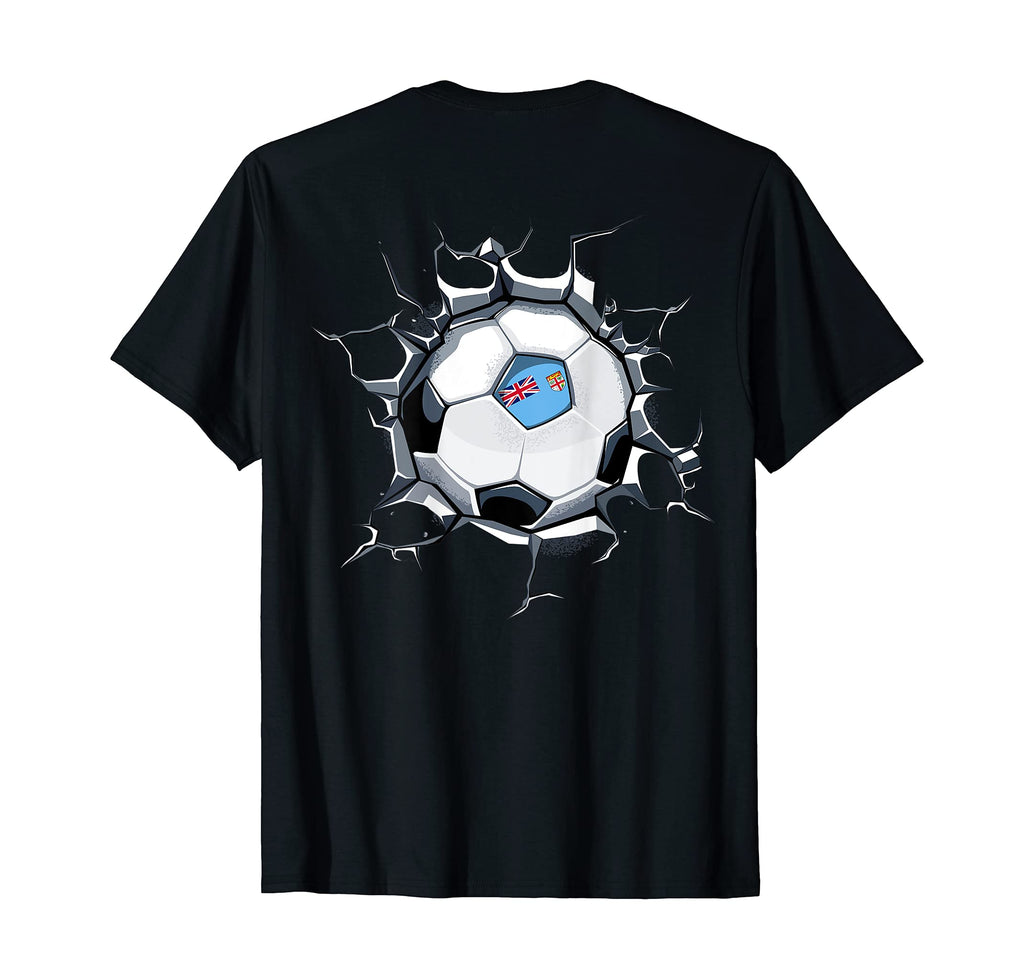 Fiji Soccer Fans Jersey Pride Proud T-Shirt - Trendy Graphic for Adults