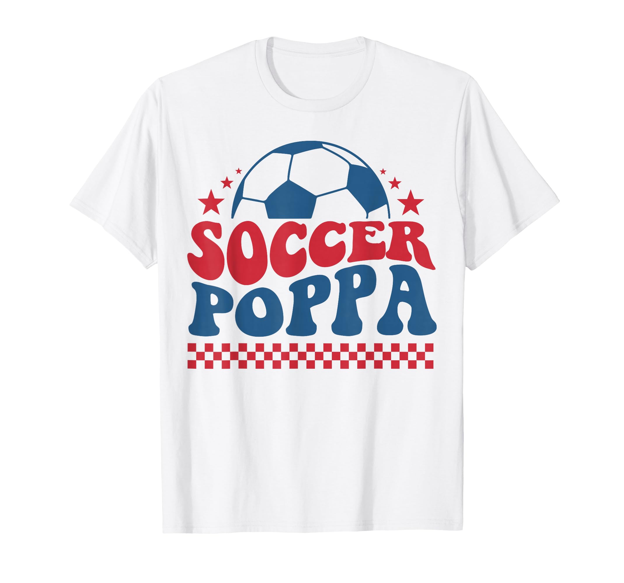 Soccer Poppa Dad Soccer Fan T-Shirt - Fun Novelty Design for Adults