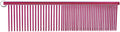 Resco Professional Anti-Static Best Dog, Cat, Pet Grooming Comb, Medium/Coarse Tooth Spacing, 1.5-Inch Pins, Candy Red