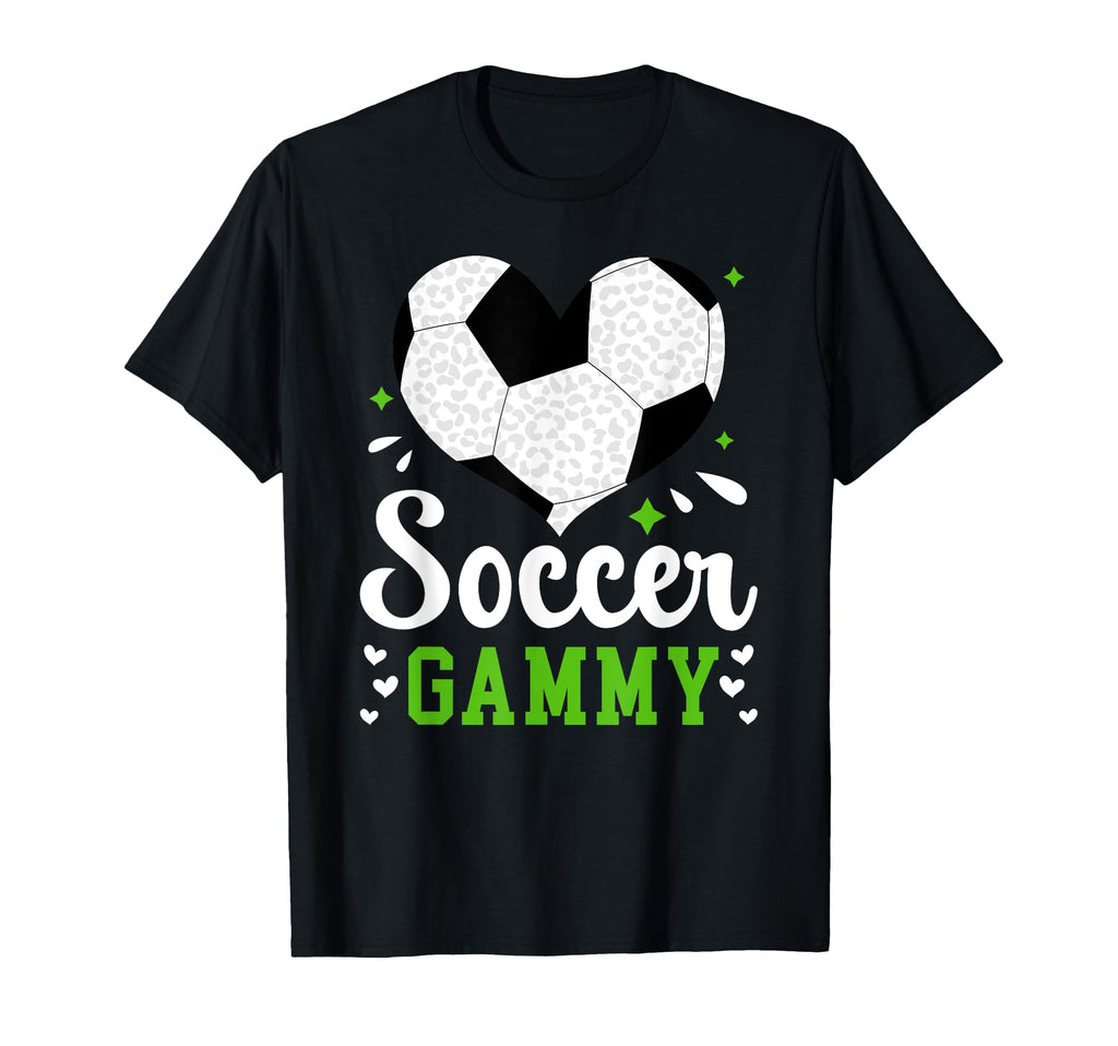 Soccer Gammy Heart Gammy Soccer T-Shirt - Fun Novelty Design Men Women