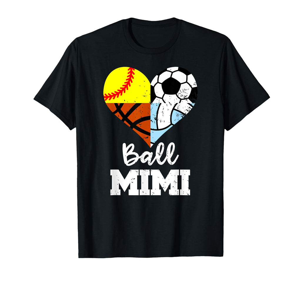 Ball Mimi Soccer Softball Volleyball T-Shirt - Graphic Print Men Women