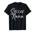 Soccer Grandmother Matching Family T-Shirt - Casual Everyday Wear Unisex