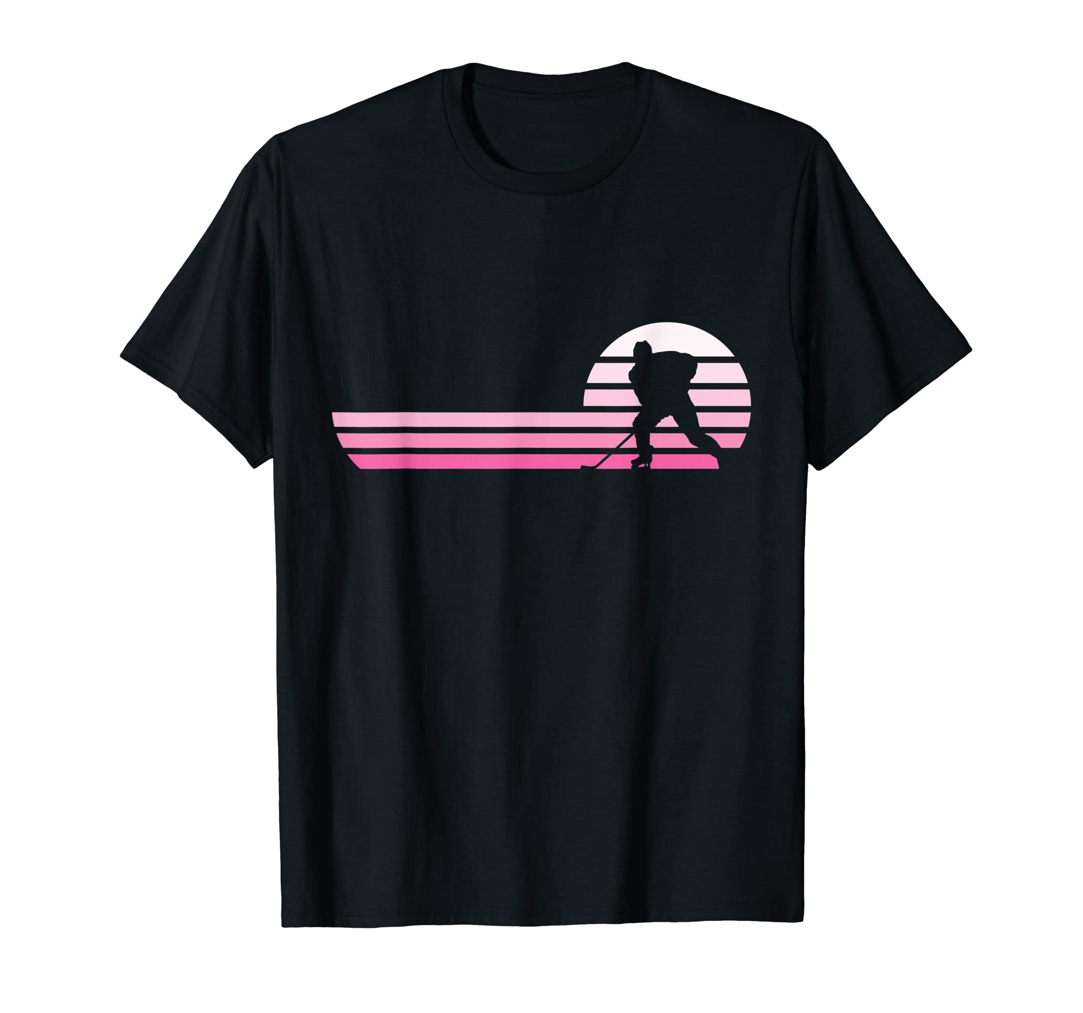 Ice Hockey Player Coach Winter T-Shirt - Minimalist Print for Adults