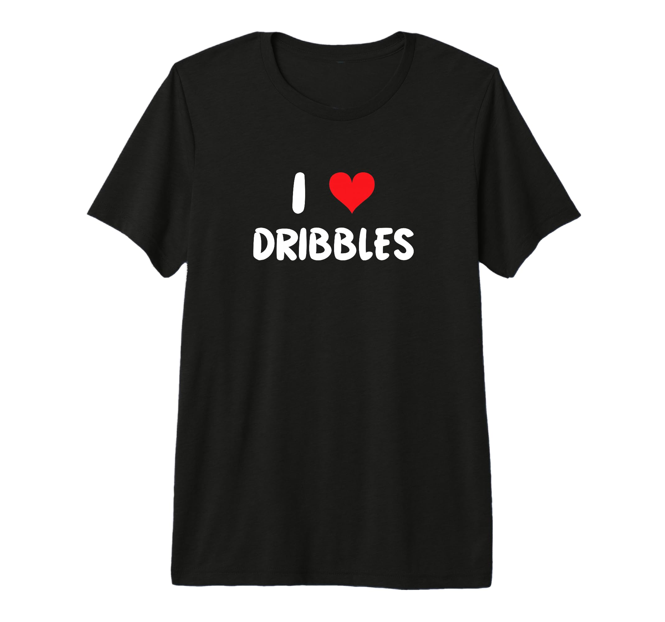 I Love Dribbles Heart Basketball Soccer T-Shirt - Aesthetic Graphic Unisex