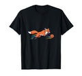 Speedy Fox Football Striker Running T-Shirt - Aesthetic Graphic Men Women