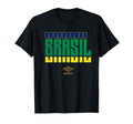 Umbro International Soccer Brazil T-Shirt - Fun Novelty Design for Adults