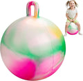 INPODAK Hopper Ball 18 Inch Bouncy Ball with Handle for Kids, Hippity Hop Jumping Bouncer Hopping Toy for Boys and Girls Ages 3-6 with Pump and Gift Box for Birthday