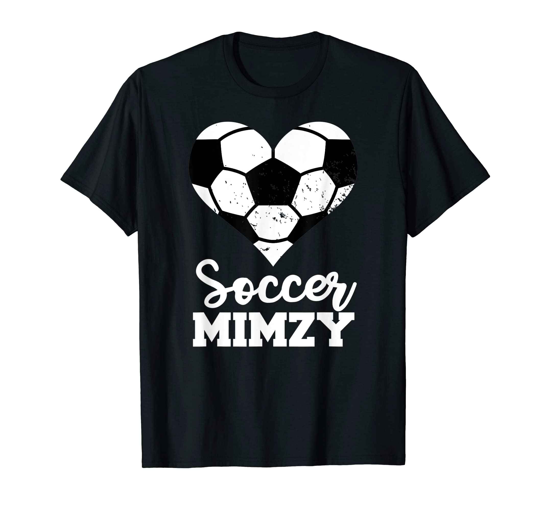 Soccer Mimzy Funny Soccer Heart Grandma T-Shirt - Novelty Apparel Unisex