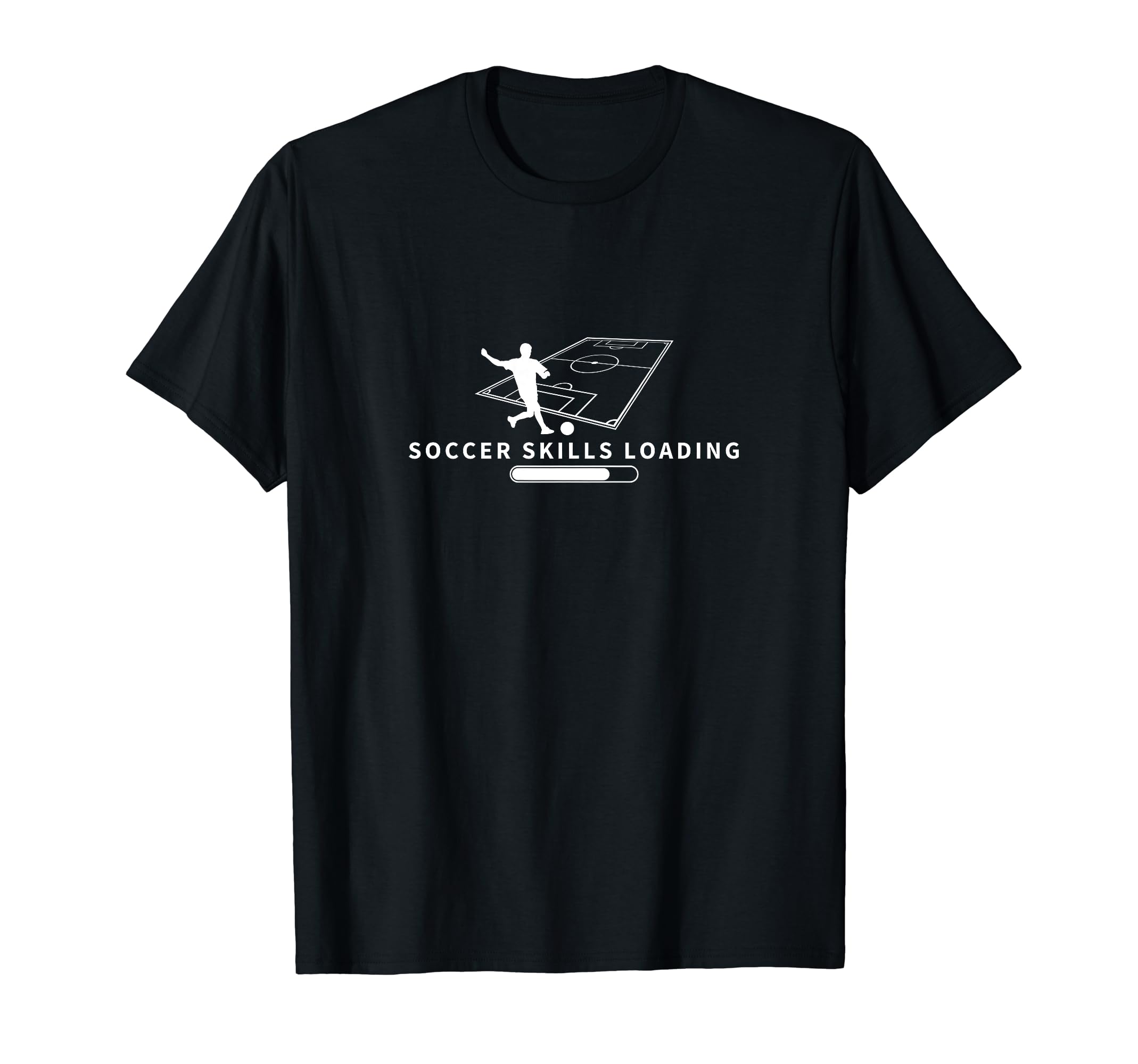 Soccer Skills Loading Funny Soccer T-Shirt - Aesthetic Graphic Men Women