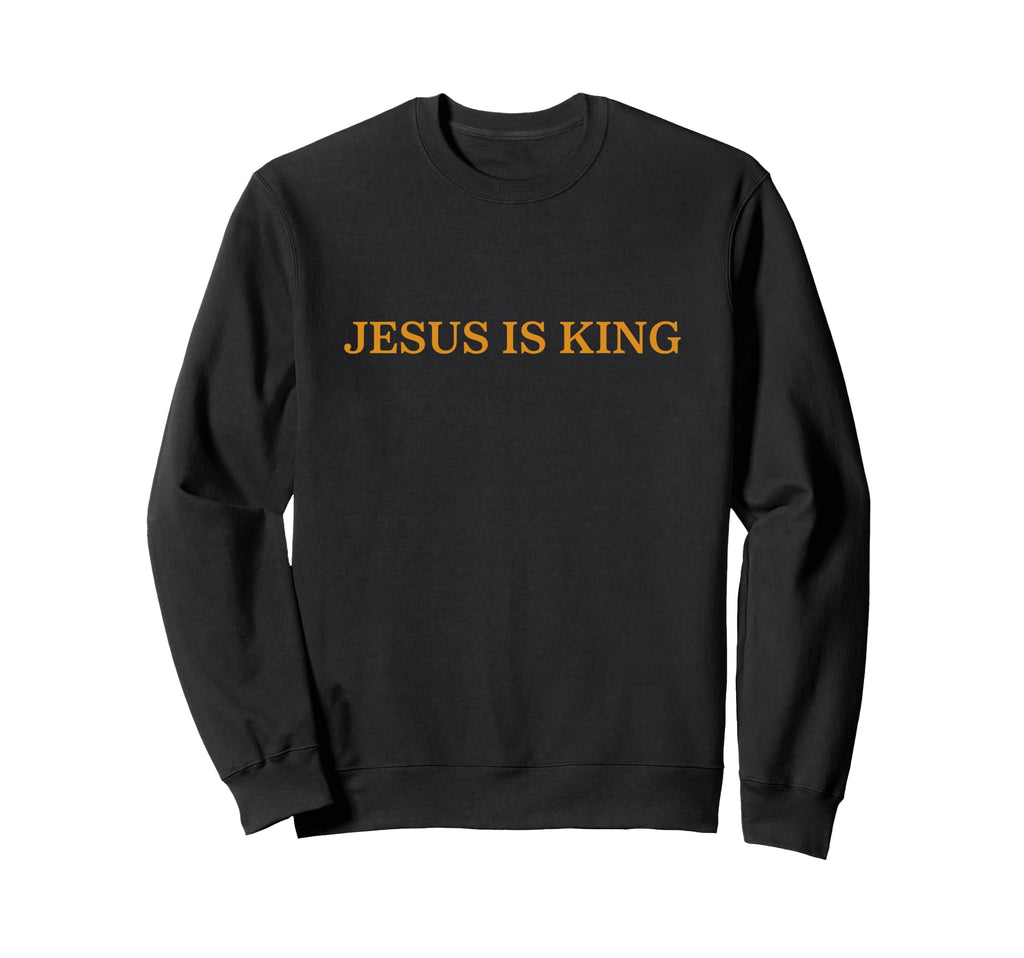 Jesus Is King Sweatshirt - Casual Everyday Wear for Adults