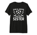 Funny Soccer Keeper Sister Soccer T-Shirt - Custom Art Print for Adults