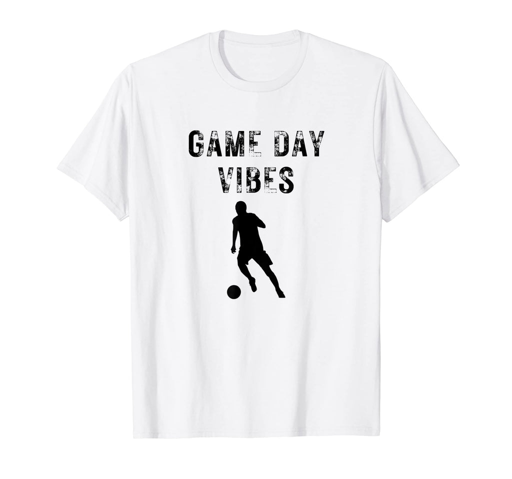 Soccer Game Day Vibes Mom And Dad T-Shirt - Unique Graphic Men Women