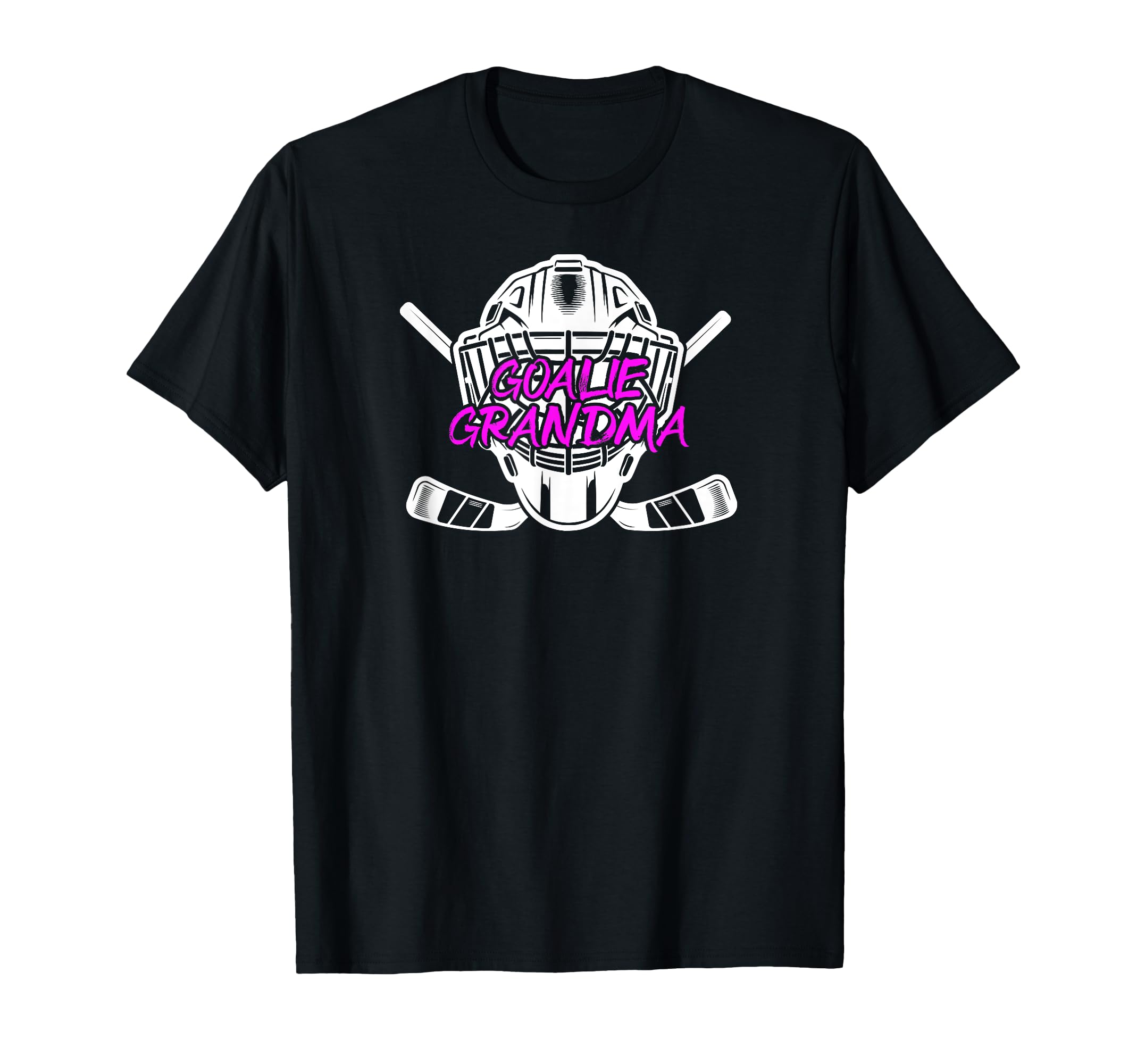 Ice Hockey Goalie Grandma Hockey Keeper T-Shirt - Graphic Print Men Women
