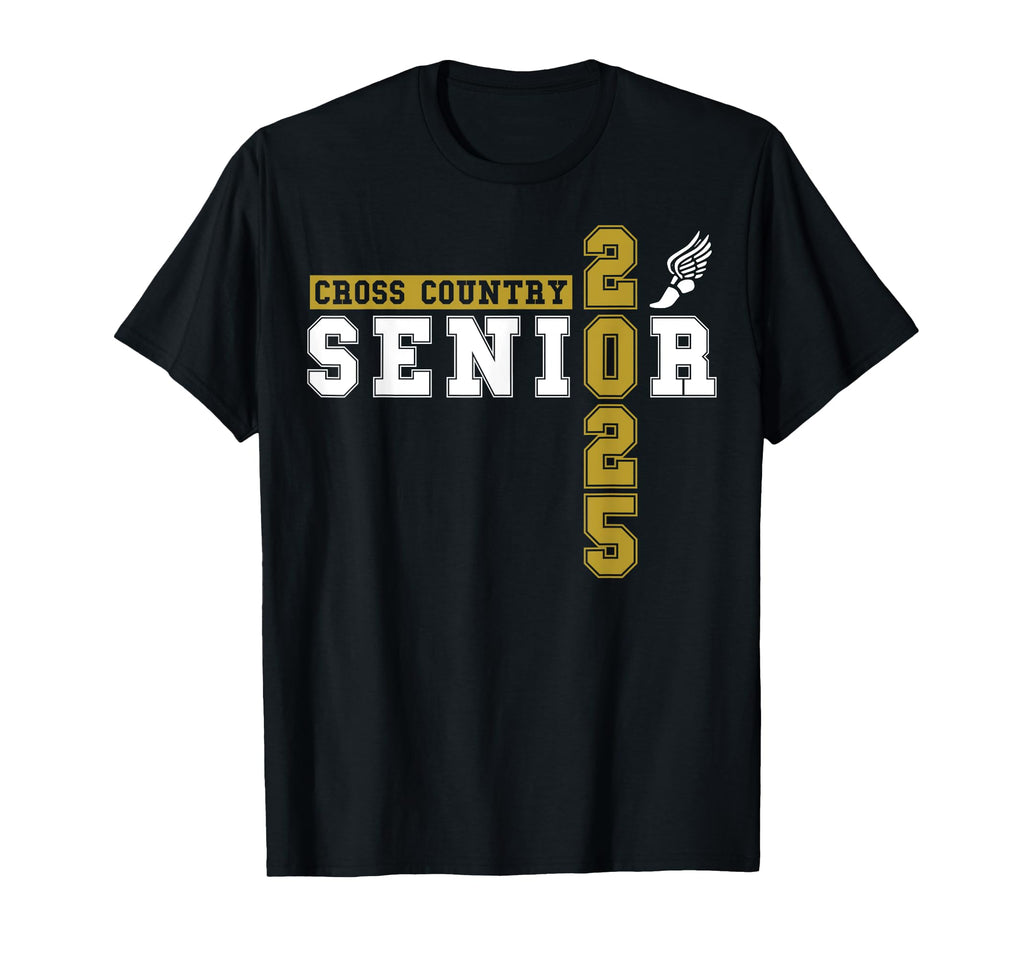 Cross Country Senior Night Senior 2025 T-Shirt - Unique Graphic for Adults