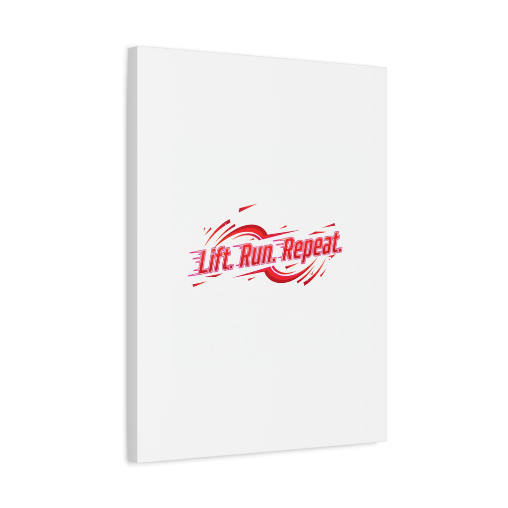 Lift Run Repeat Canvas | Fitness Wall Art, Gym Motivation