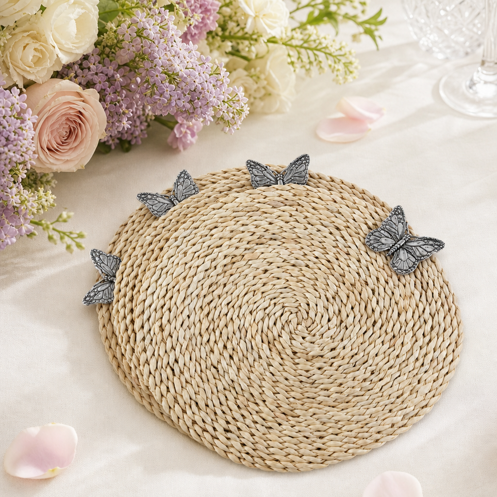 Butterfly Twisted Seagrass Placemats - set of 4