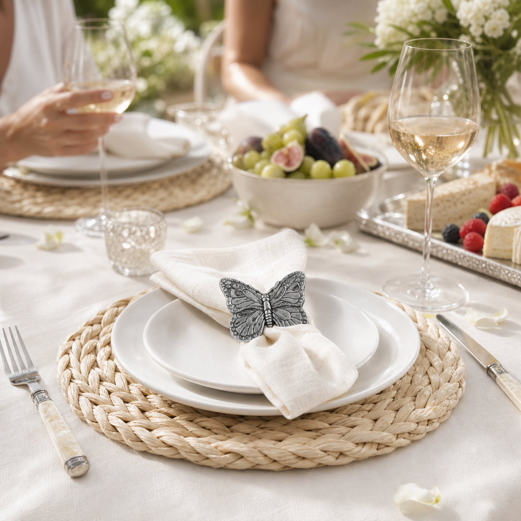 Butterfly Twisted Seagrass Placemats - set of 4