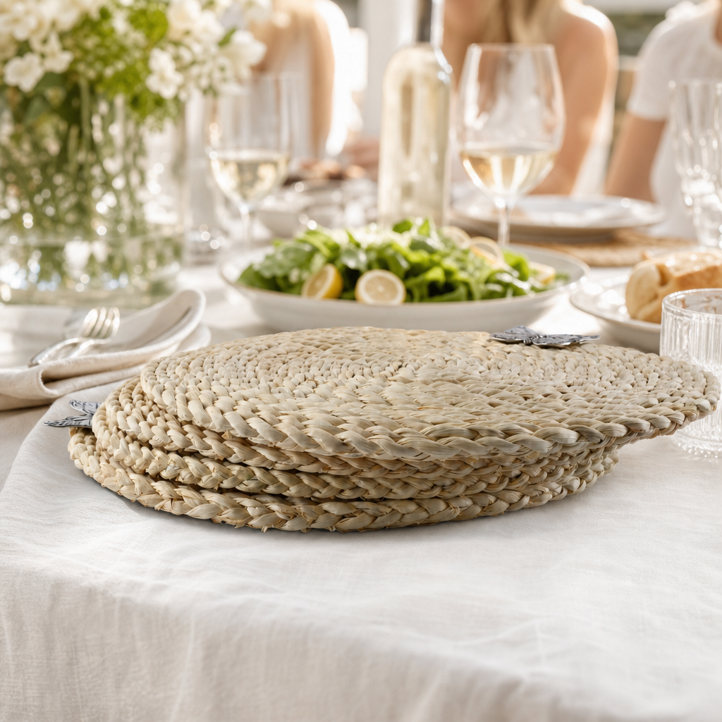 Butterfly Twisted Seagrass Placemats - set of 4