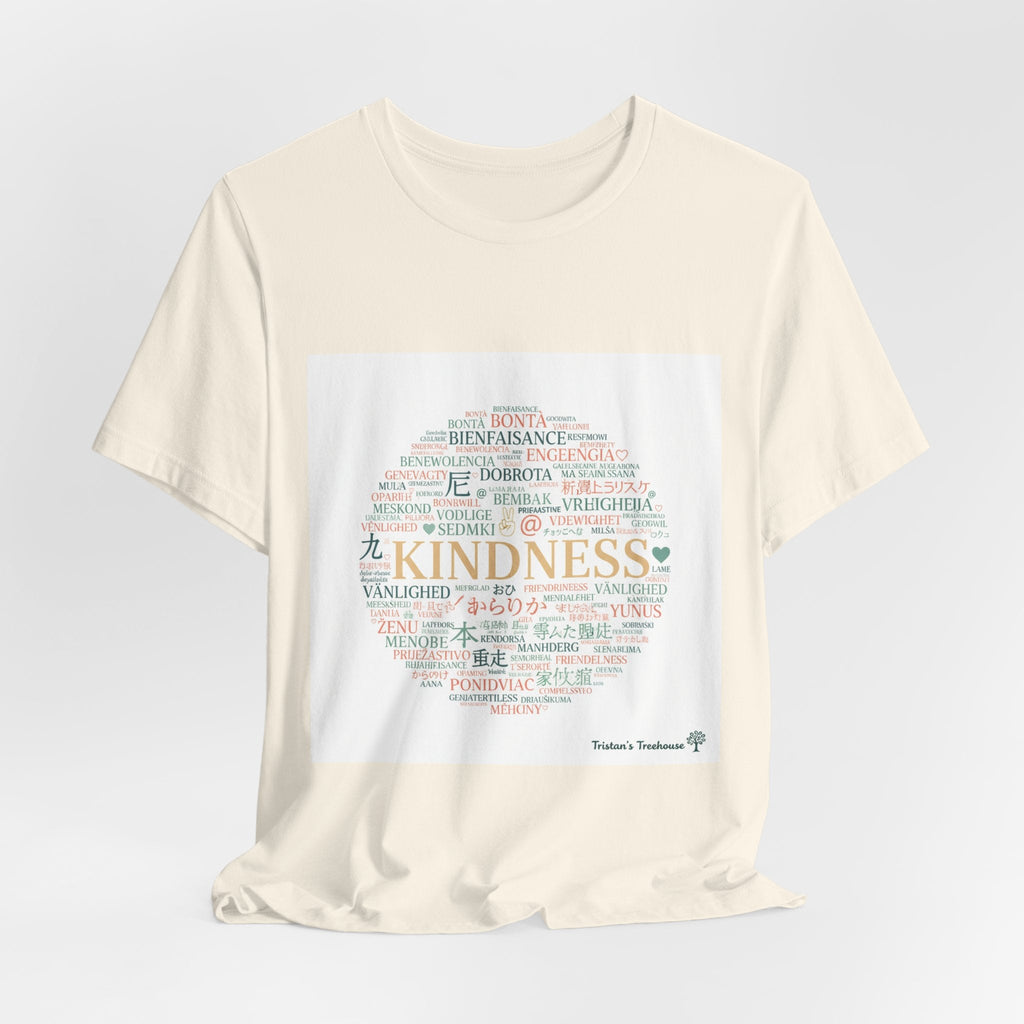Kindness Word Cloud Tee | Fresh Start Minimalism, reset mode apparel