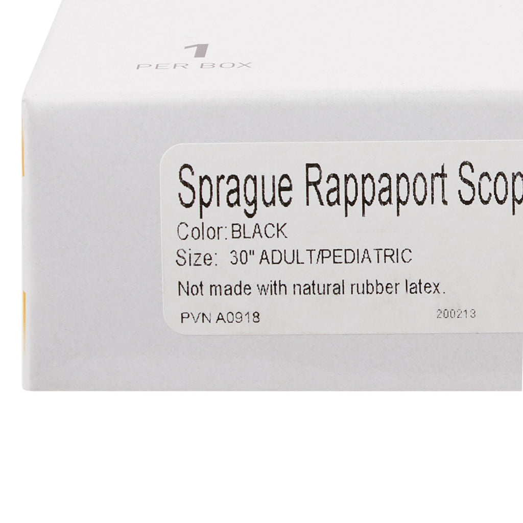McKesson Lumeon Sprague Rappaport Stethoscope Double Lumen Black 641BKGM 01-641BKGM