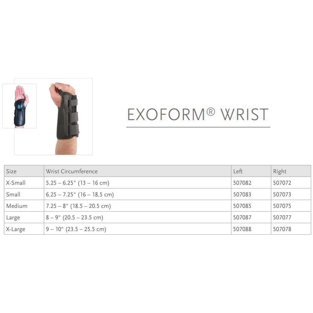 Ossur Exoform® Left Wrist Brace, Small 507083