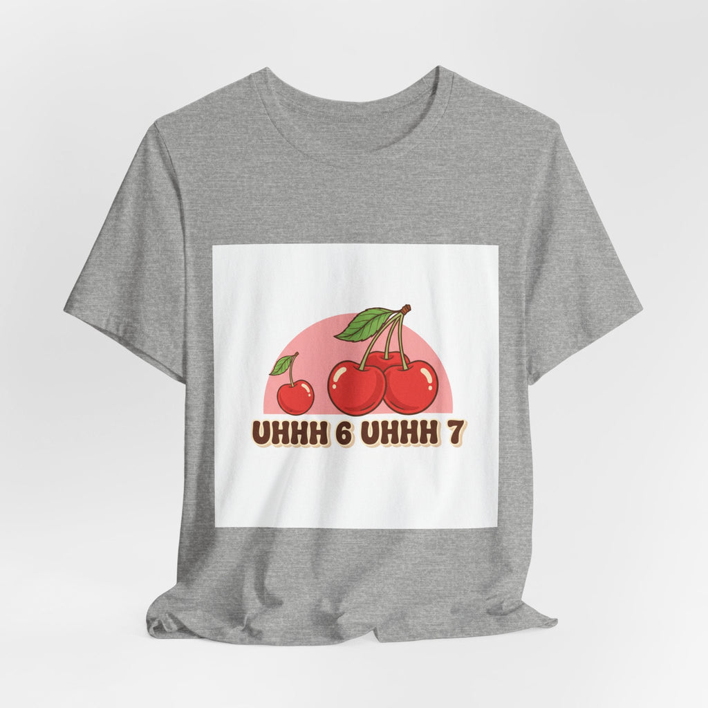 Retro Cherry Graphic Tee | kawaii fruit design, vintage cherry shirt