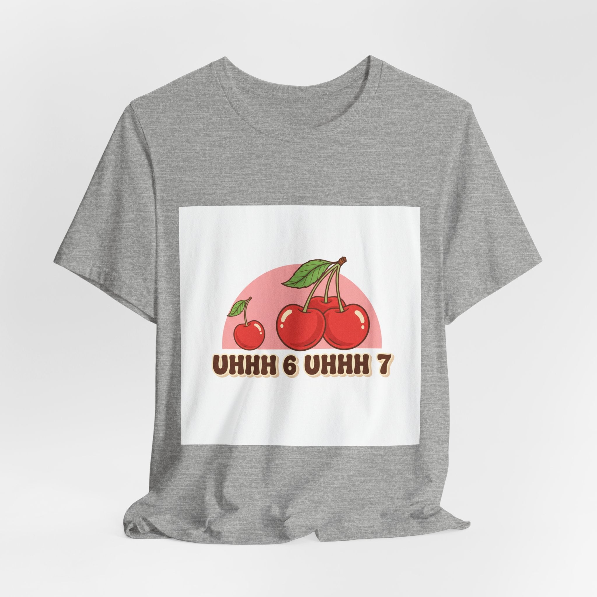 Retro Cherry Graphic Tee | kawaii fruit design, vintage cherry shirt