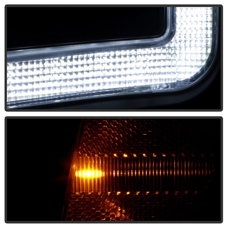 SPYDER Signature 20-21 Ford F150 (Halogen Model) Proj. Headlights - Black (PRO-YD-FF15021HALSI-BK) 5088703