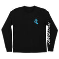Santa Cruz Screaming Hand Long Sleeve Mens T-Shirt - Black