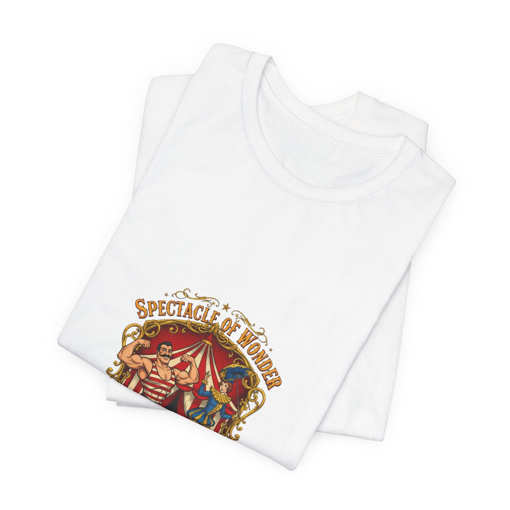 "Spectacle of Wonder" Vintage Circus T-Shirt | Retro Carnival Graphic Tee