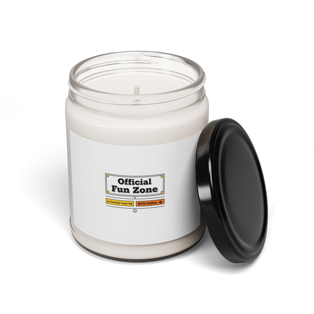 Official Fun Zone Candle | Office Sign Parody, Workplace Humor Soy Candle