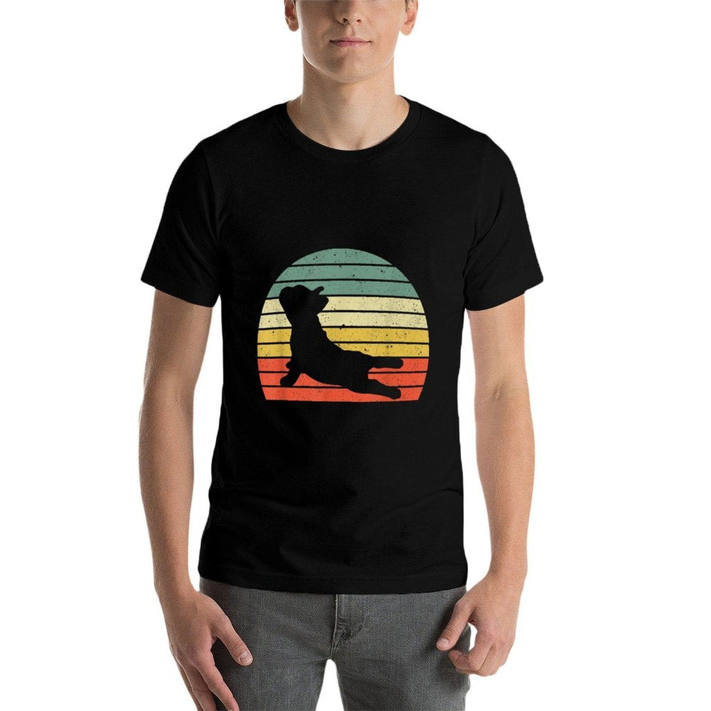 French Bulldog Yoga Funny Frenchie for Men Women  Quick-drying T-Shirt