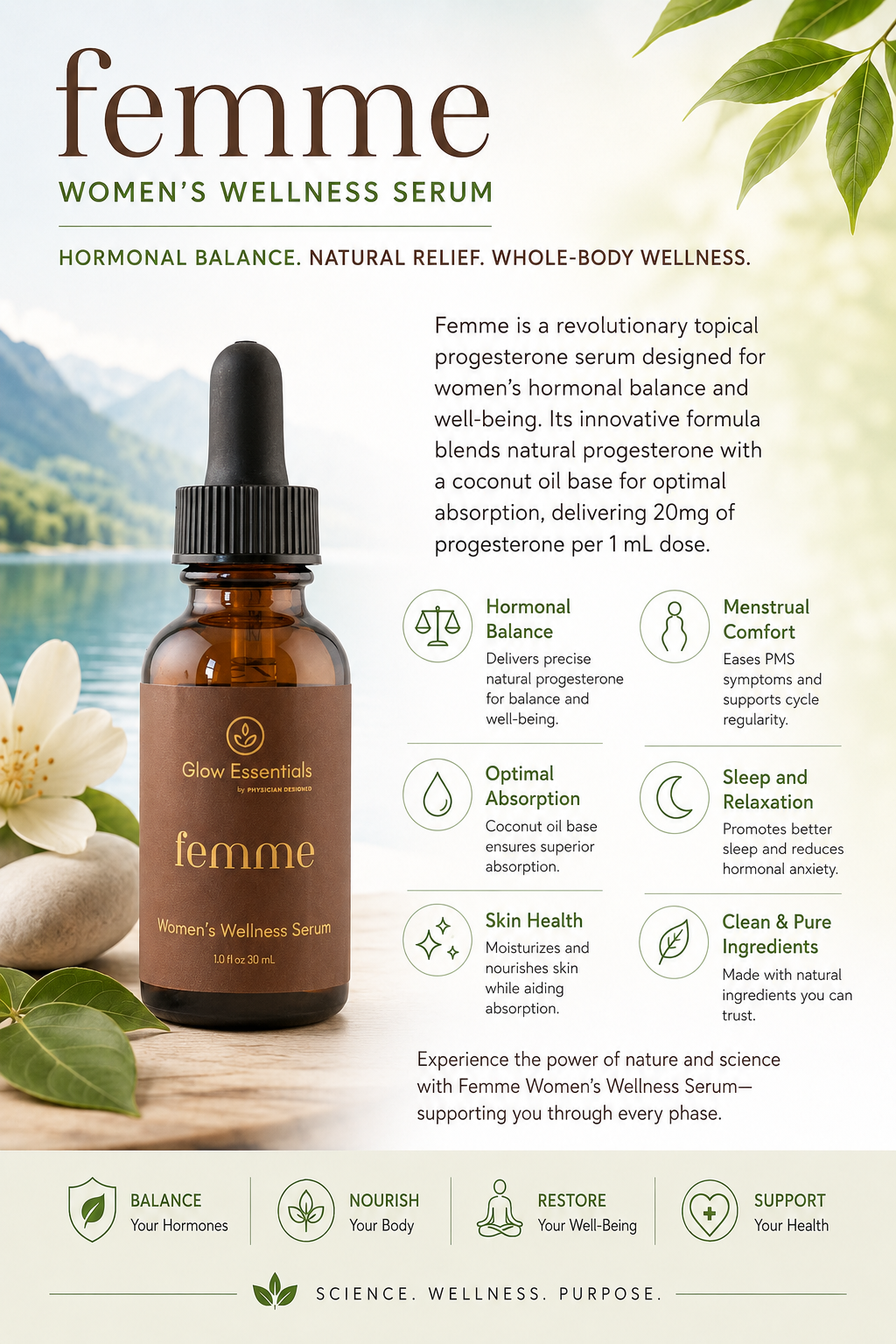 Femme - Topical Progesterone Serum